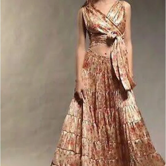 Free People Floral Wrap Dress - Picture 2 of 5